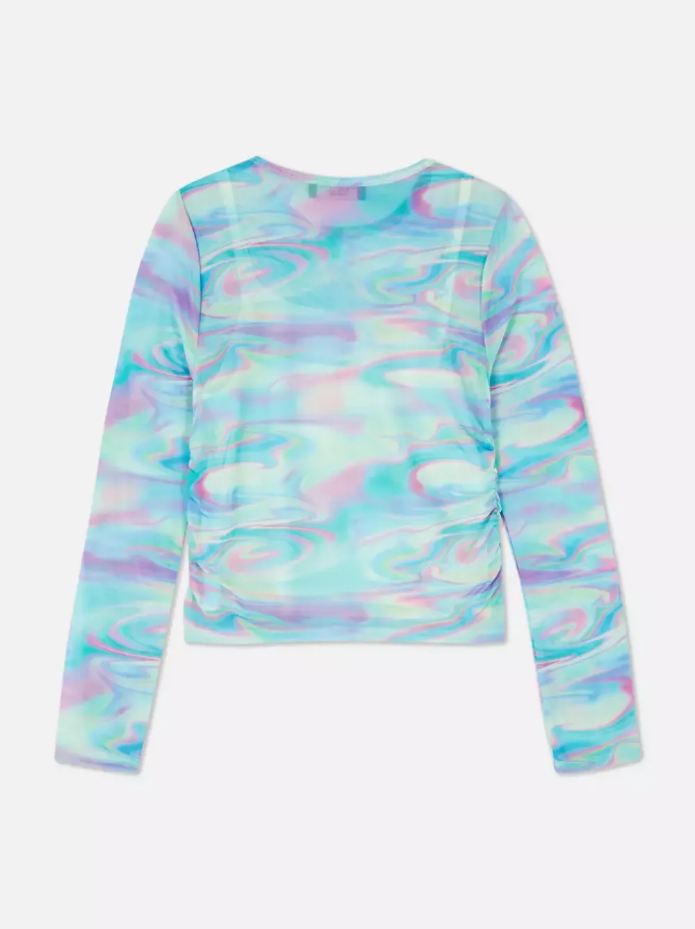 Dzieci Primark Topy I T-Shirty<Siateczkowa bluzka z marmurkowym wzorem