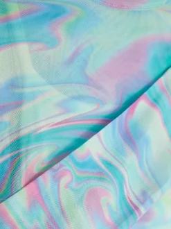 Dzieci Primark Topy I T-Shirty<Siateczkowa bluzka z marmurkowym wzorem