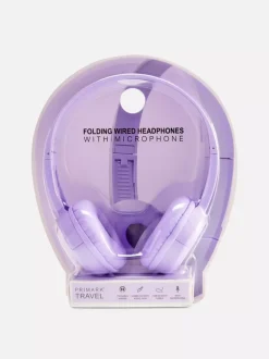 Primark Słuchawki<Składane słuchawki przewodowe