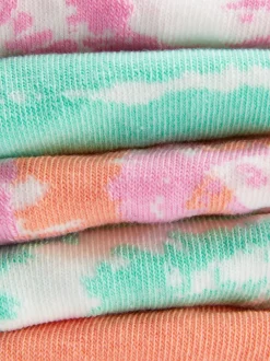 Dzieci Primark Skarpety I Rajstopy<Skarpety sportowe z efektem barwienia tie-dye, 5 par