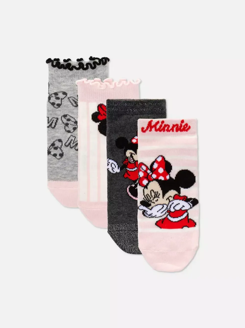 Dzieci Primark Skarpety I Rajstopy<Skarpety sportowe z motywem Disneya, 4 pary