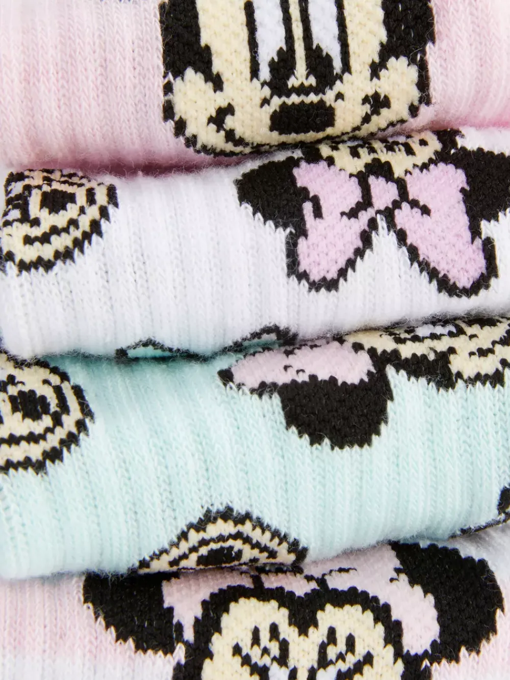 Dzieci Primark Skarpety I Rajstopy<Skarpety za kostkę z motywem Myszki Minnie Disneya, 4 pary
