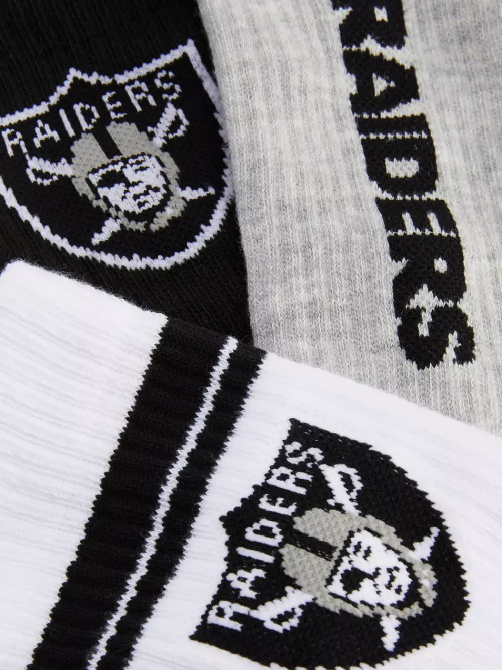 Primark Skarpety<Skarpety z motywem NFL Raiders, 3 pary