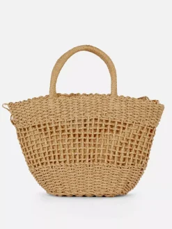 Primark Torby I Portmonetki<Słomkowa minitorebka typu bucket na długim pasku