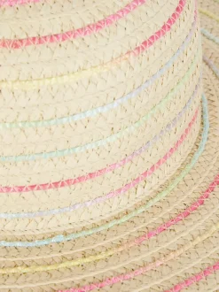 Dzieci Primark Czapki, Rękawiczki I Szaliki<Słomkowy kapelusz w paski