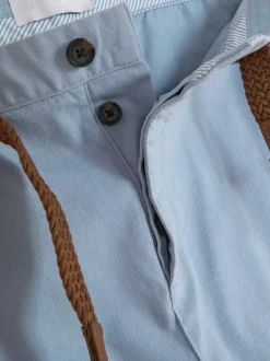Primark Szorty<Spodenki chinosy z paskiem