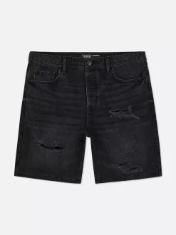 Primark Szorty<Spodenki jeansowe z przetarciami