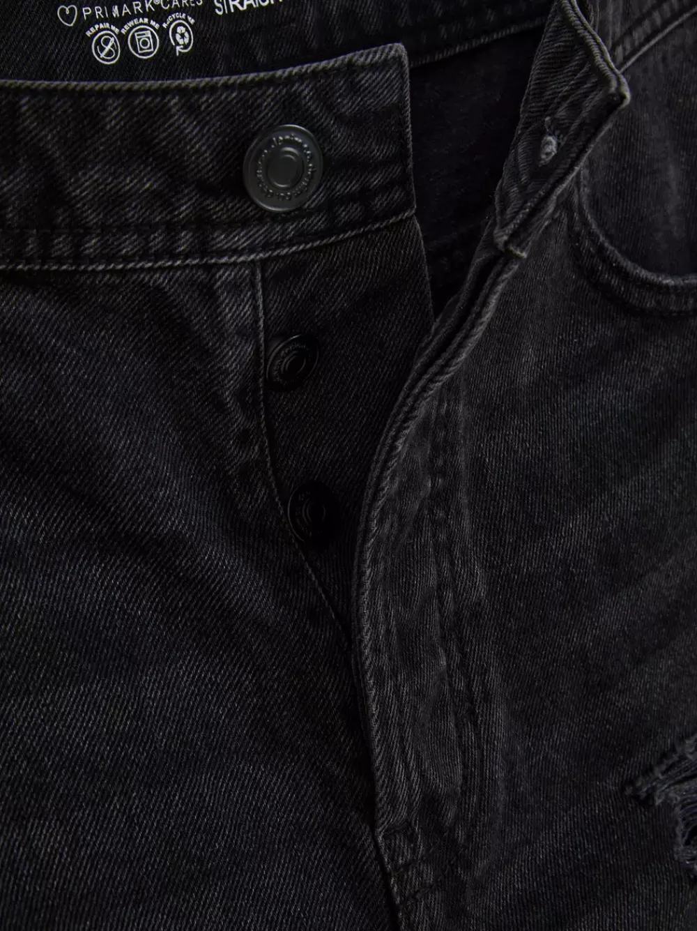 Primark Szorty<Spodenki jeansowe z przetarciami