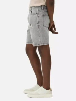 Primark Szorty<Spodenki jeansowe z przetarciami