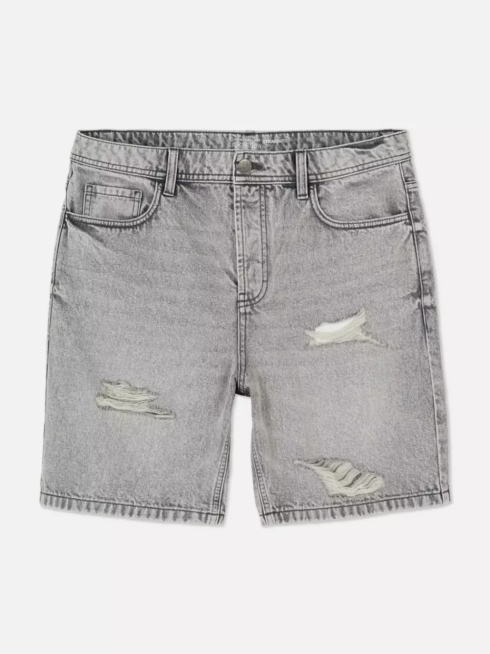 Primark Szorty<Spodenki jeansowe z przetarciami