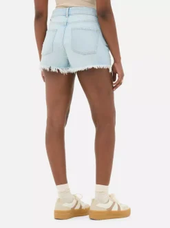 Primark Szorty<Spodenki jeansowe z przetarciami