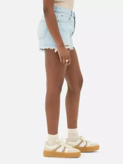 Primark Szorty<Spodenki jeansowe z przetarciami