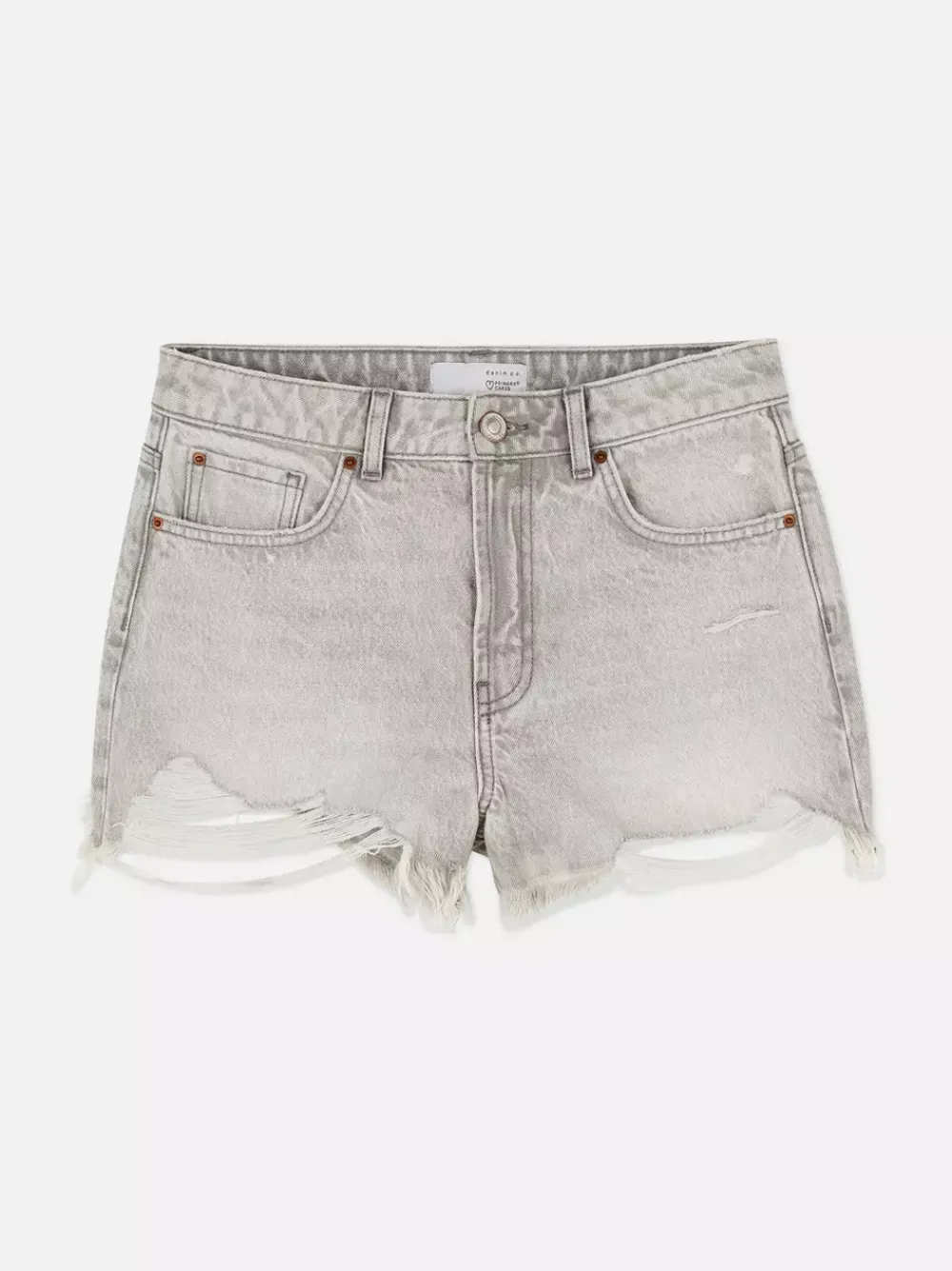 Primark Szorty<Spodenki jeansowe z przetarciami