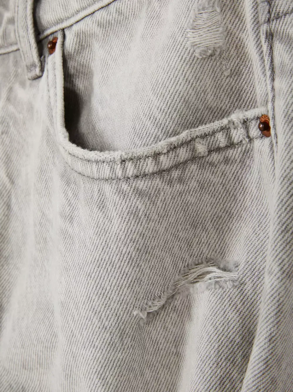 Primark Szorty<Spodenki jeansowe z przetarciami