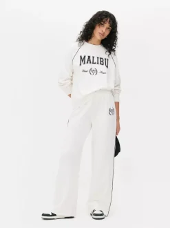 Primark Spodnie Dresowe<Spodnie dresowe z prostą nogawką w stylu uczelnianym