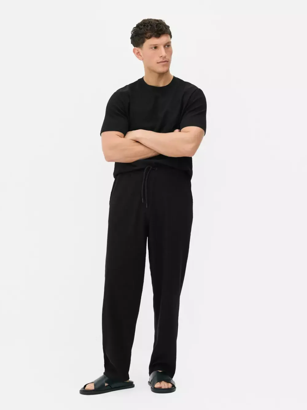 Primark Spodnie<Spodnie o marszczonej fakturze ze sznurkiem Kem