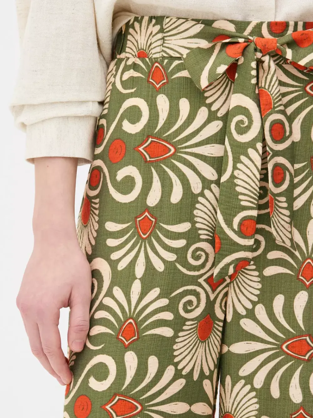 Primark Spodnie I Legginsy<Spodnie palazzo z szerokimi nogawkami i nadrukiem