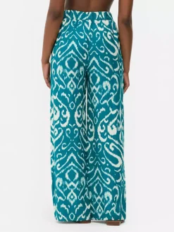 Primark Spodnie I Legginsy<Spodnie palazzo z szerokimi nogawkami i nadrukiem