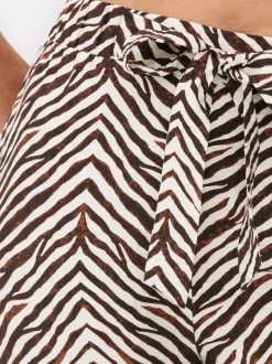 Primark Spodnie I Legginsy<Spodnie palazzo z szerokimi nogawkami i nadrukiem