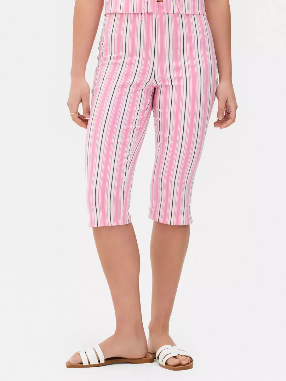 Primark Spodnie I Legginsy<Spodnie typu capri w paski