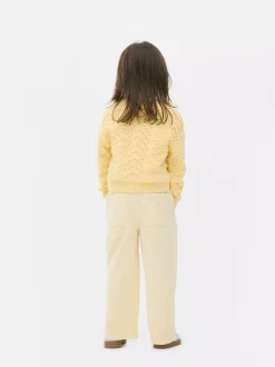 Dzieci Primark Jeansy<Spodnie typu paper bag z szeroką nogawką i wzorem