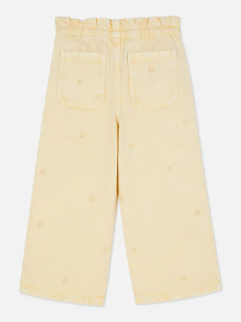 Dzieci Primark Jeansy<Spodnie typu paper bag z szeroką nogawką i wzorem