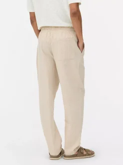 Primark Spodnie<Spodnie w paski z tkaniny seersucker