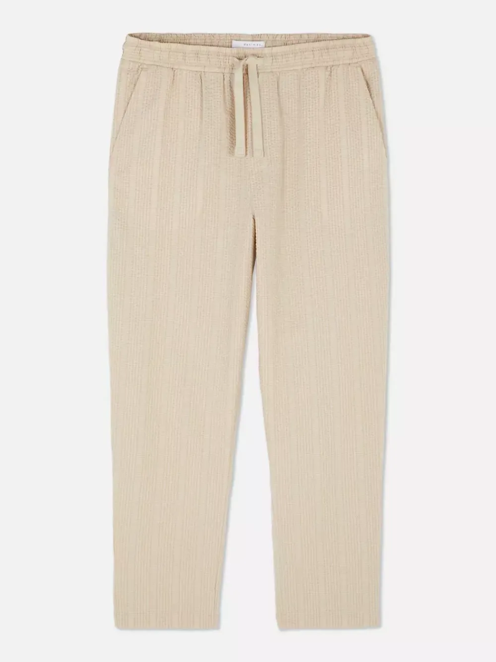 Primark Spodnie<Spodnie w paski z tkaniny seersucker