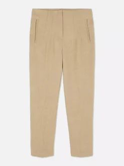 Primark Spodnie I Legginsy<Spodnie w prążki z wysokim stanem i motywem Sticha