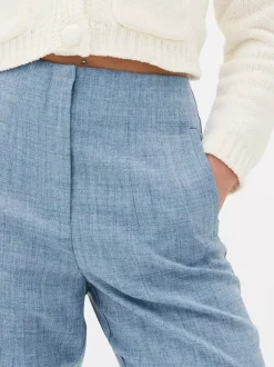 Primark Spodnie I Legginsy<Spodnie w prążki z wysokim stanem i motywem Sticha
