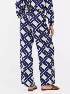 Primark Spodnie I Legginsy<Spodnie z szeroką nogawką i abstrakcyjnym wzorem