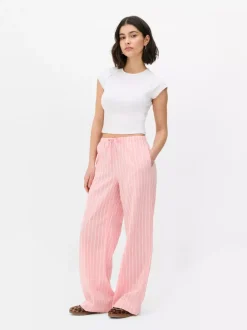 Primark Spodnie I Legginsy<Spodnie z szeroką nogawką i sznurkiem w talii
