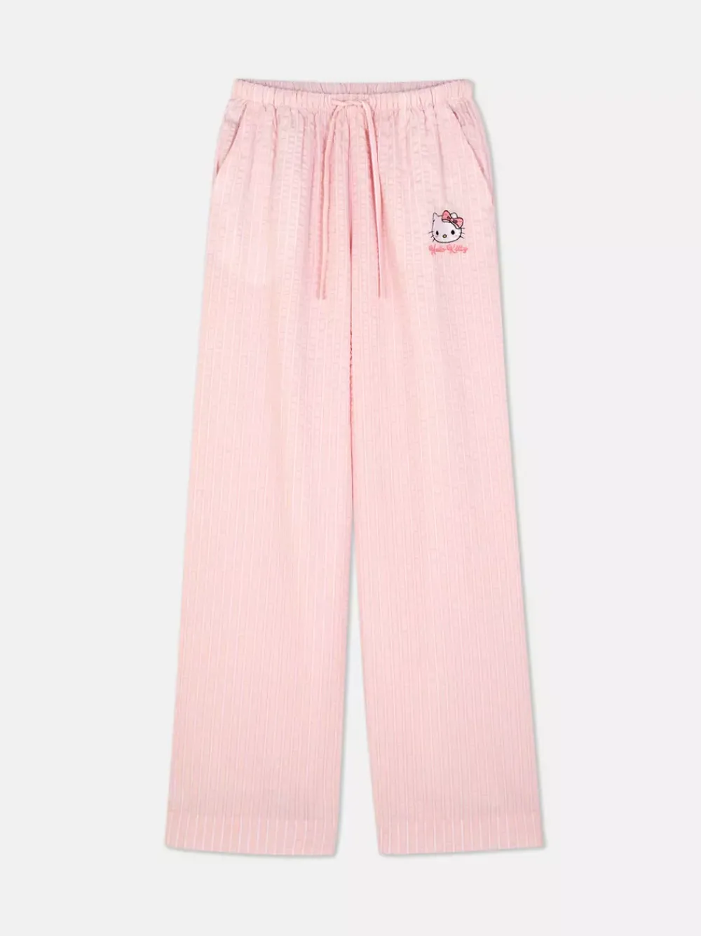 Primark Spodnie I Legginsy<Spodnie z tkaniny seersucker z motywem Hello Kitty