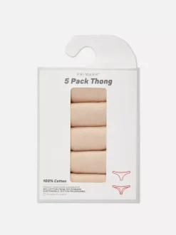 Damskie Primark Majtki Damskie<Stringi, 5 par