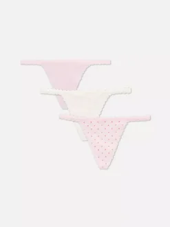 Damskie Primark Majtki Damskie<Stringi, 3 pary