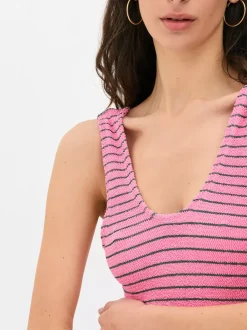 Primark Stroje Kąpielowe I Plażowe<Strój kąpielowy w paski z wycięciem na plecach