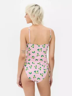 Primark Stroje Kąpielowe I Plażowe<Strój kąpielowy z marszczeniami i wiązaniem z boku