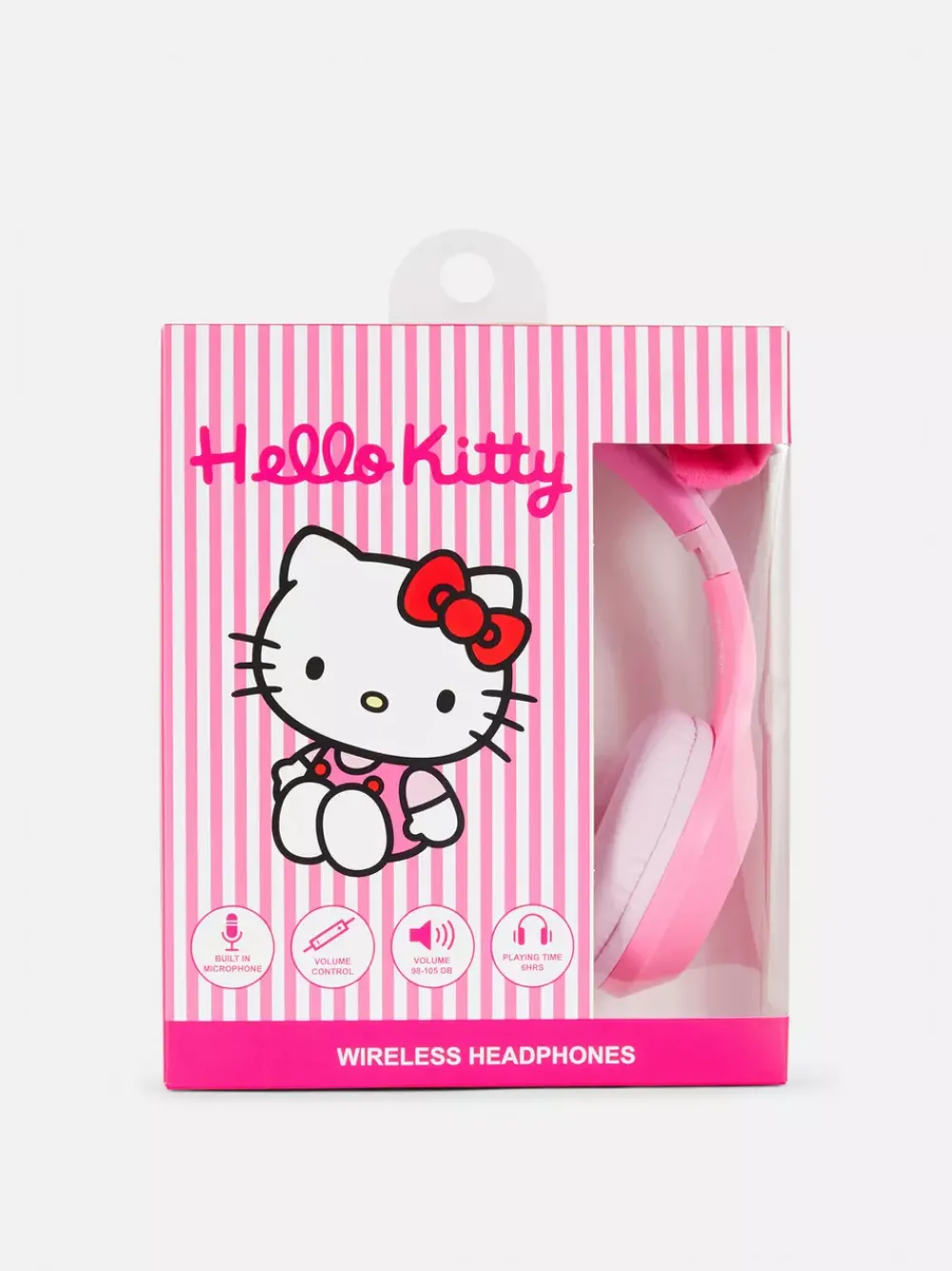 Primark Słuchawki<Słuchawki z uszami i kokardą Hello Kitty