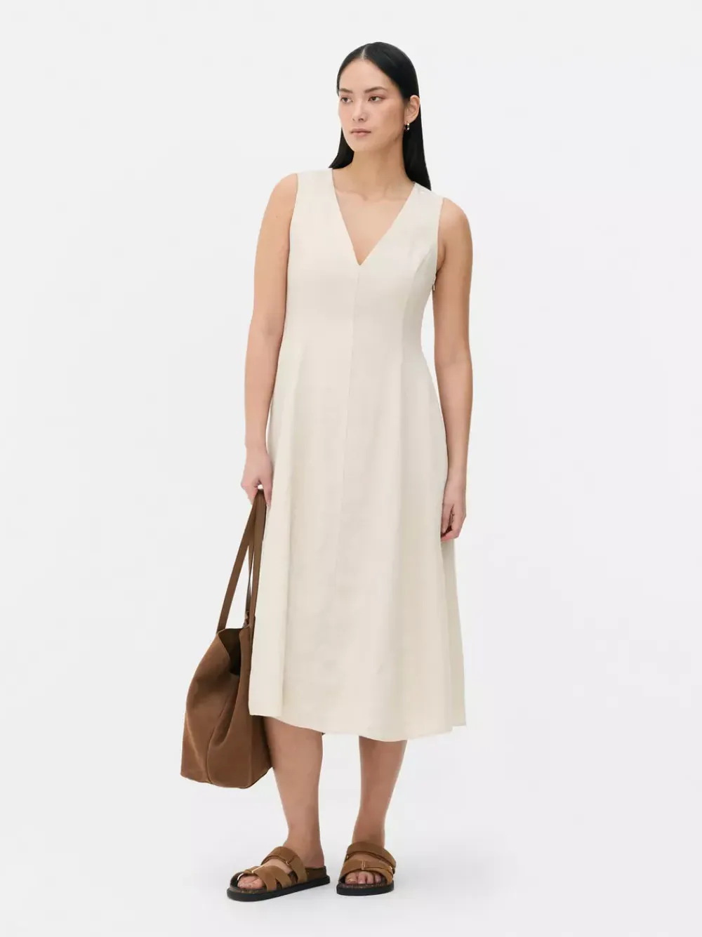 Primark Sukienki<Sukienka bez rękawów z dekoltem w serek The Edit