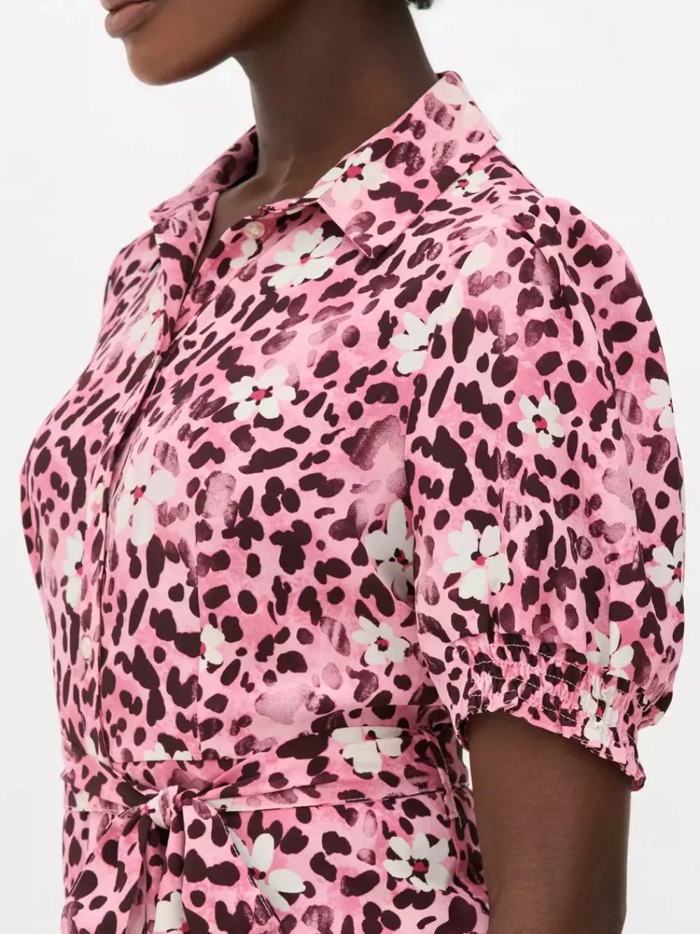 Primark Sukienki<Sukienka koszulowa midi w kwiaty