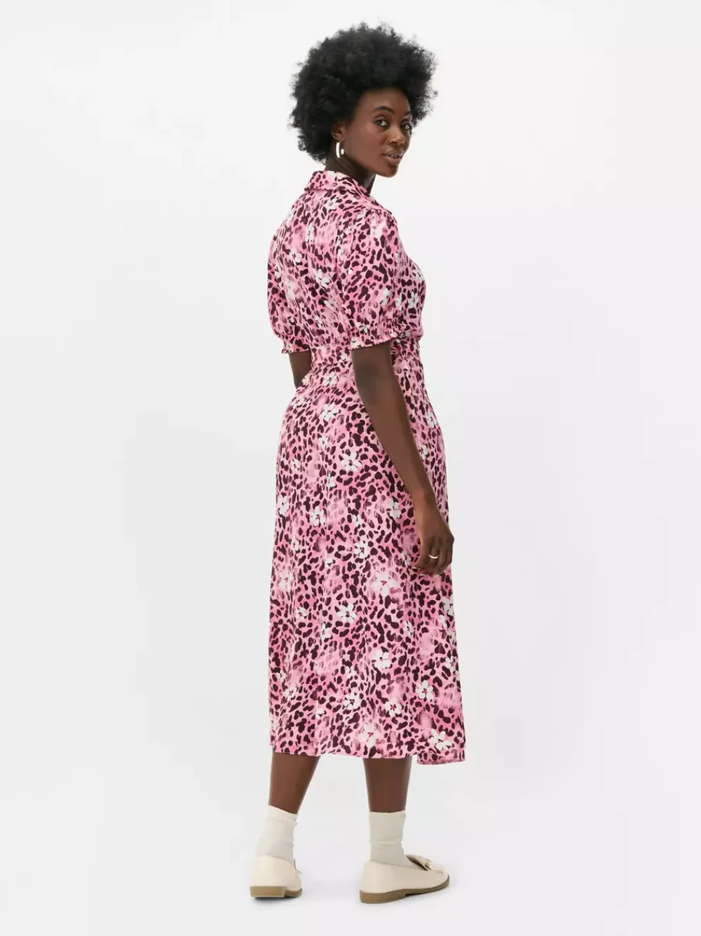 Primark Sukienki<Sukienka koszulowa midi w kwiaty