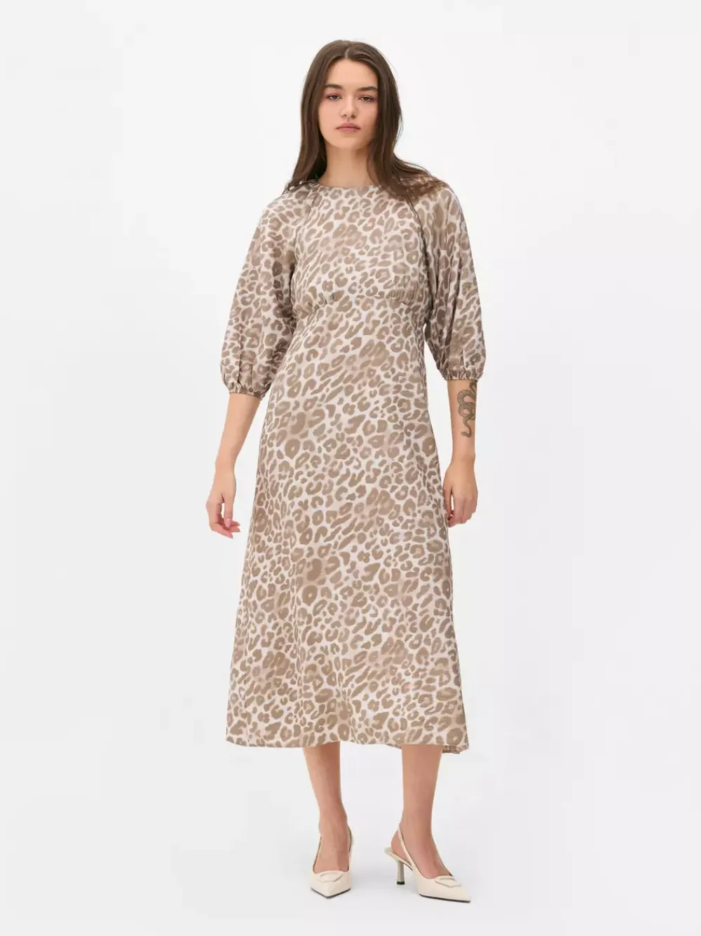 Primark Sukienki<Sukienka midi ze wzorem