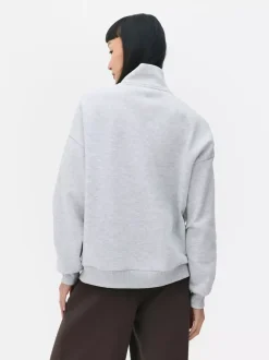 Primark Odzież Domowa I Na Siłownię|Bluzy<sweter z suwakiem do połowy