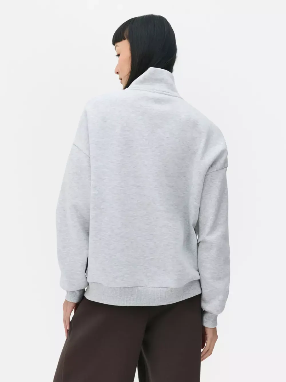 Primark Odzież Domowa I Na Siłownię|Bluzy<sweter z suwakiem do połowy