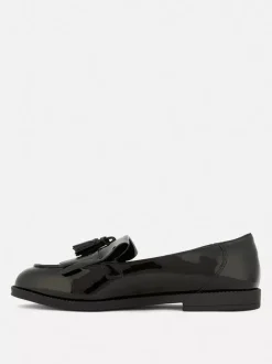 Primark Płaskie Buty<Szerokie lakierowane mokasyny