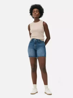 Primark Szorty<Szorty jeansowe boyfriend