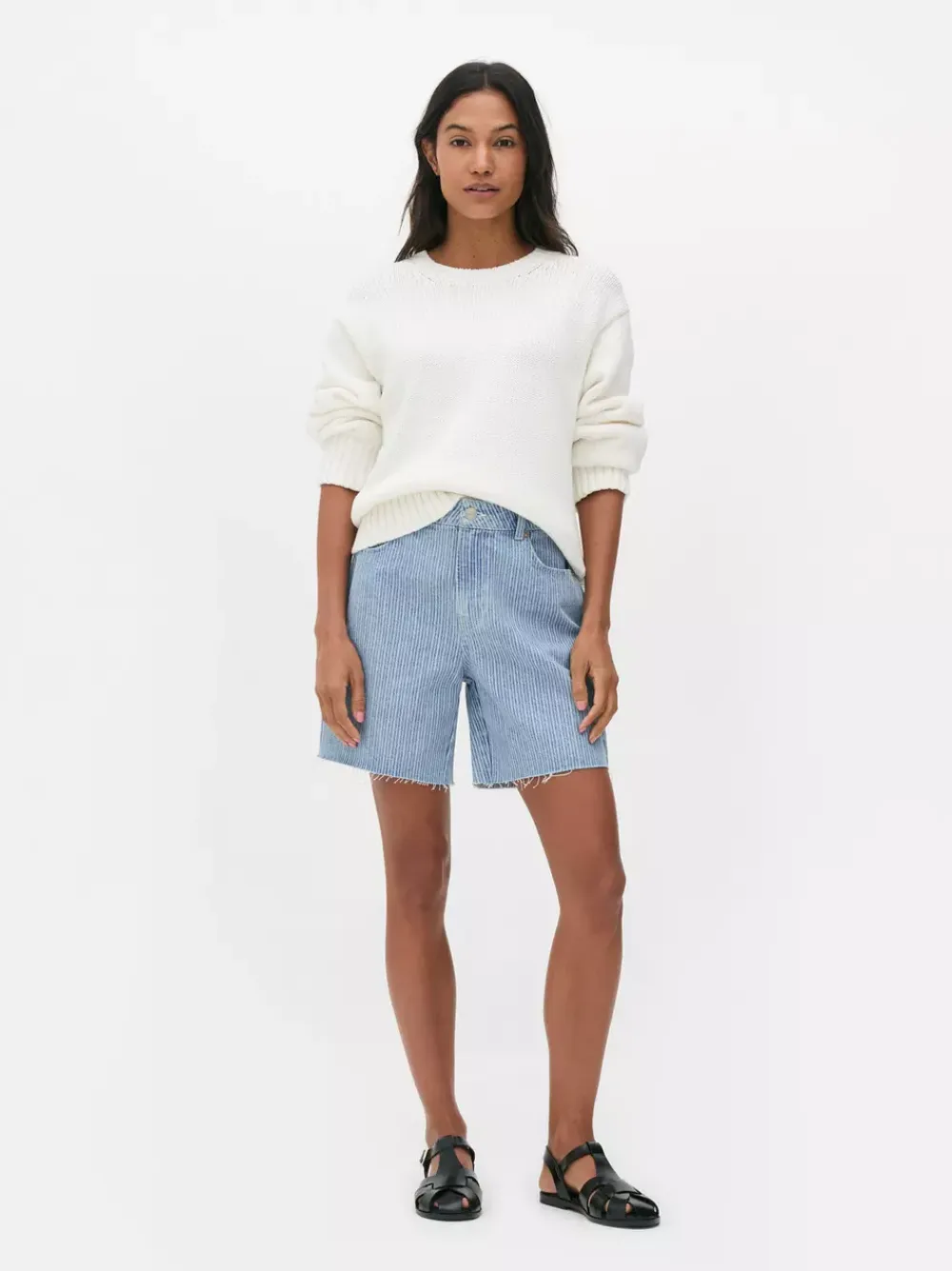 Primark Szorty<Szorty jeansowe boyfriend