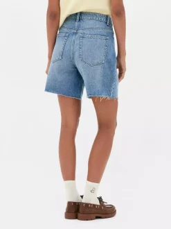 Primark Szorty<Szorty jeansowe boyfriend