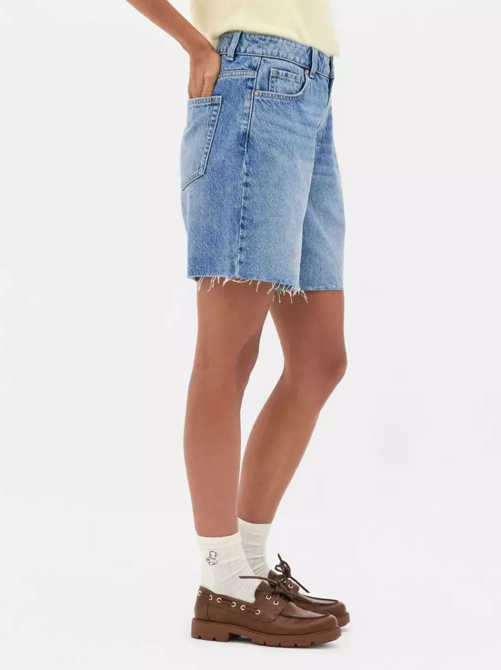 Primark Szorty<Szorty jeansowe boyfriend