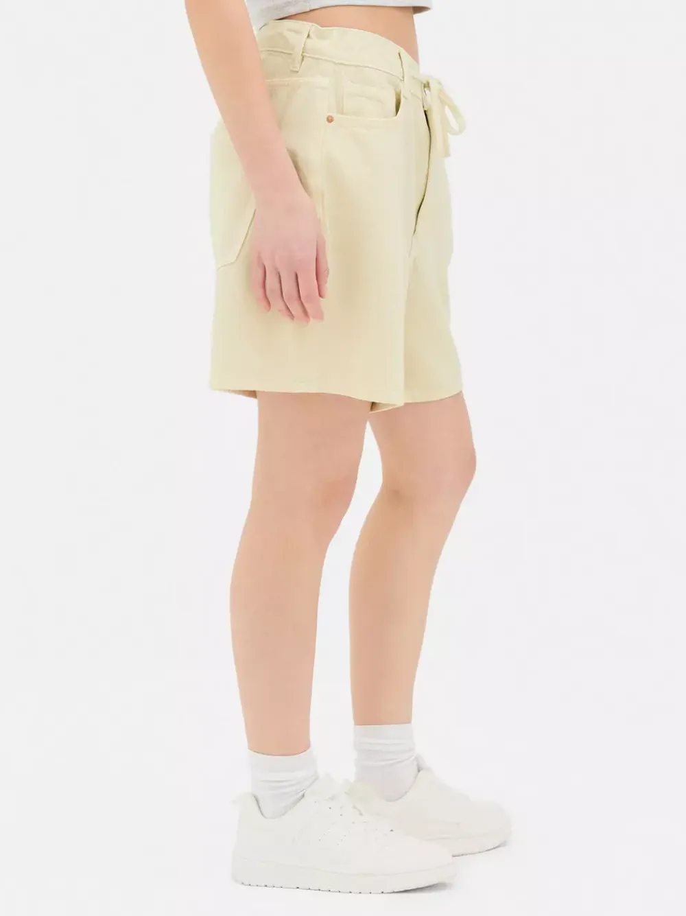 Primark Szorty<Szorty jeansowe z wiązaniem z przodu